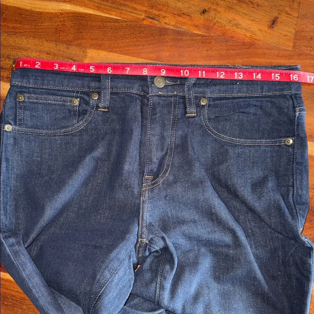 J. Crew Dark Blue Straight‎ Jeans